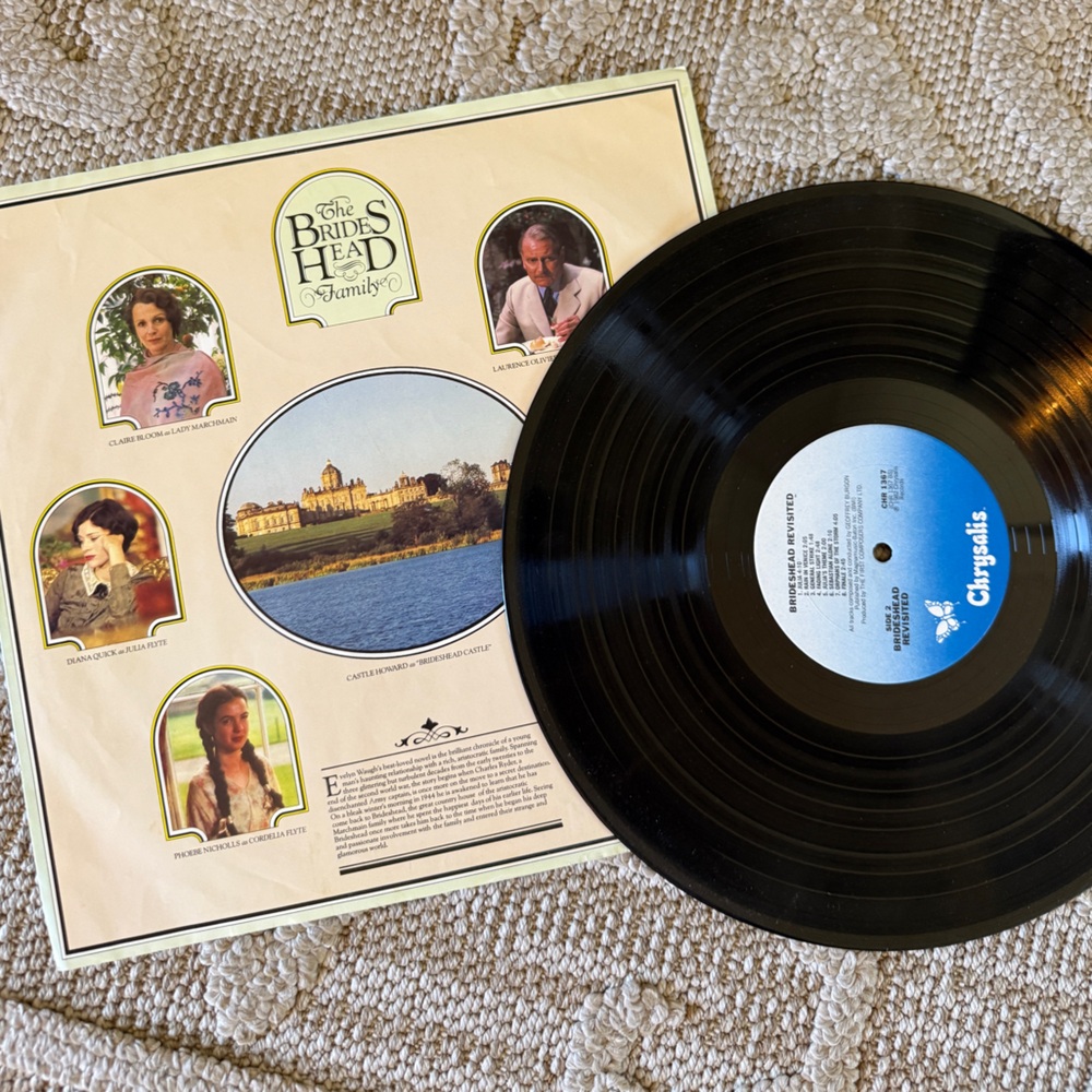 Chrysalis Vinyl Record with brides Head Family Album Sleeve - Black & Blue